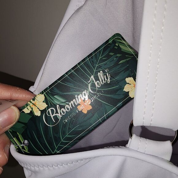 NWT Blooming Jelly Womens Tummy Control Swimsuit One Piece Slimming Modest Large - Picture 8 of 13